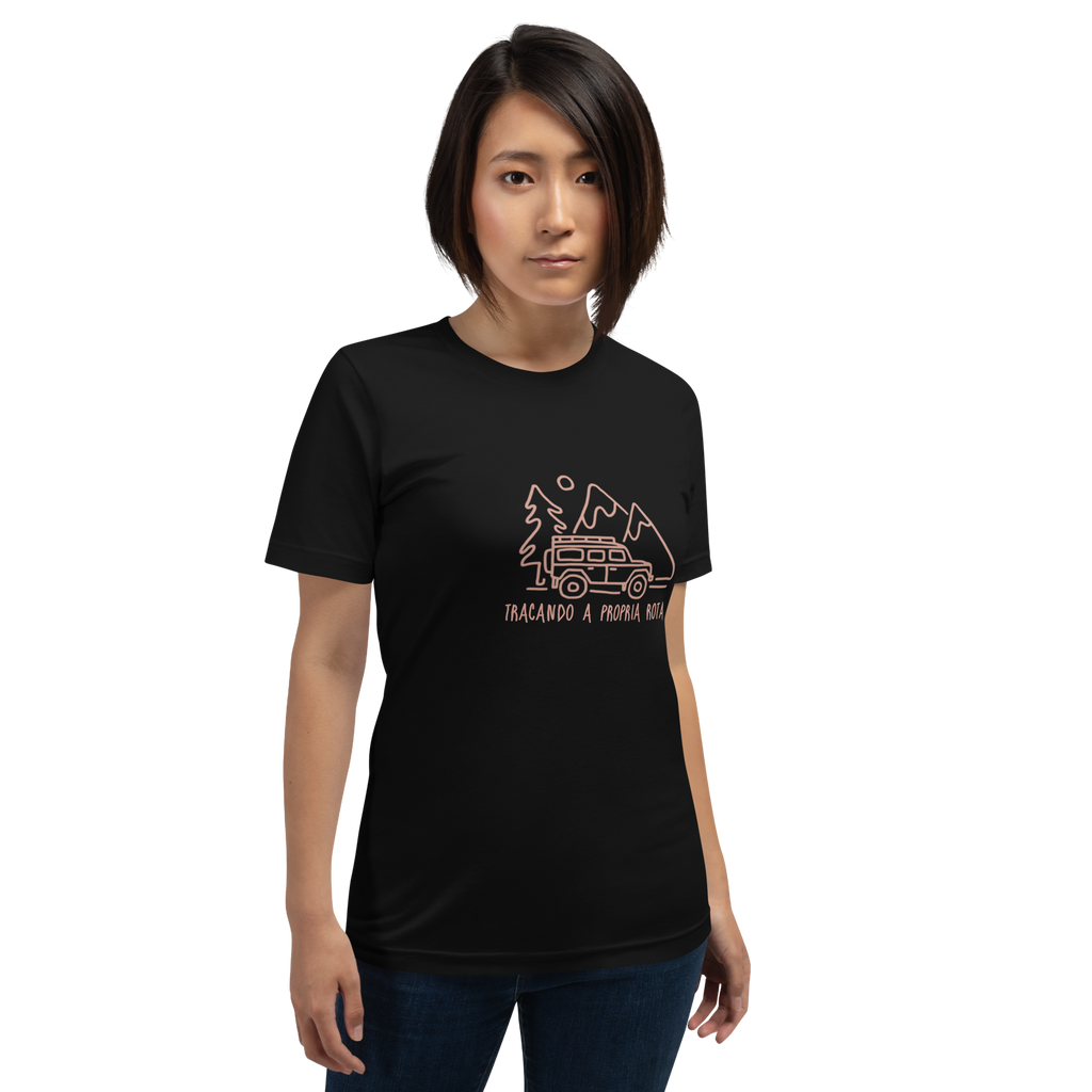 Camiseta "Traçando a própria rota"