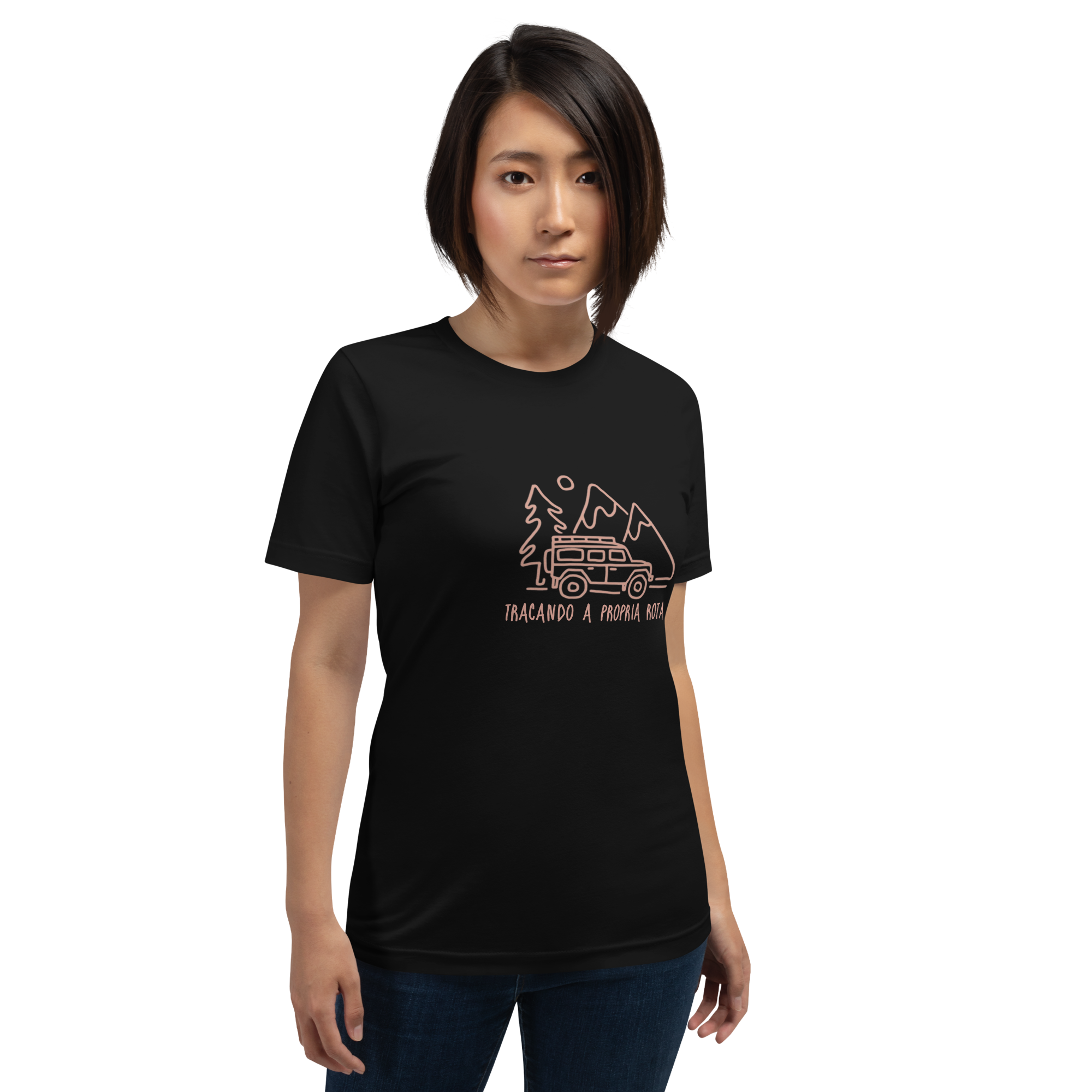 Camiseta "Traçando a própria rota"