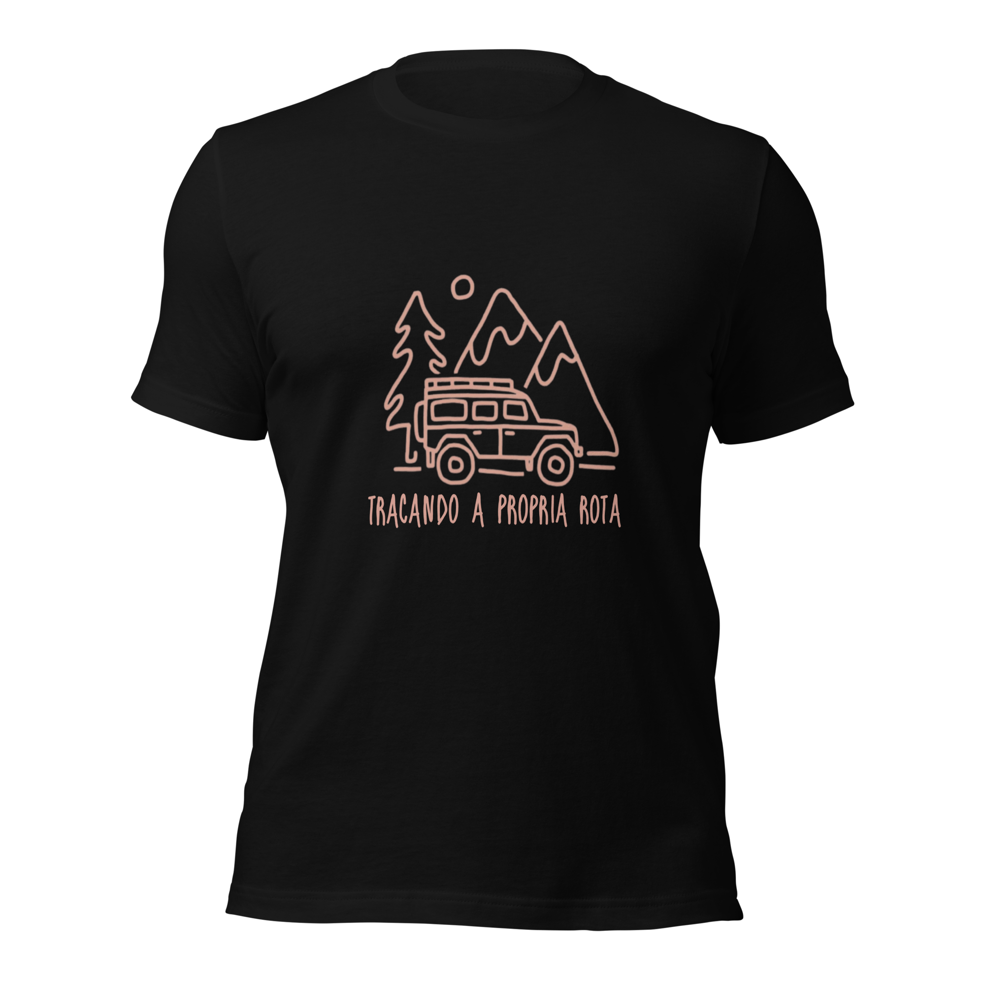 Camiseta "Traçando a própria rota"