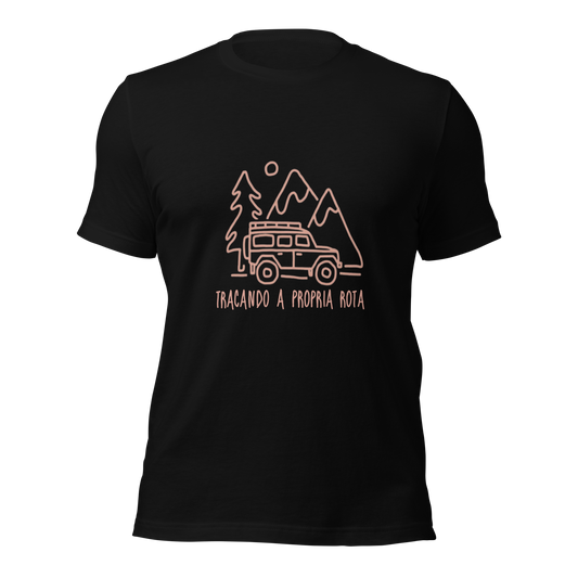 Camiseta "Traçando a própria rota"
