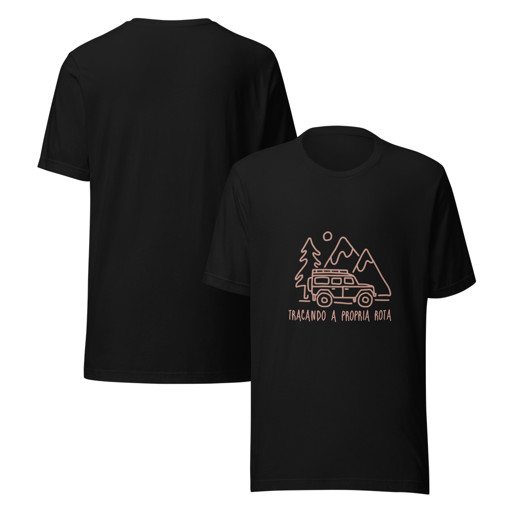 Camiseta "Traçando a própria rota"