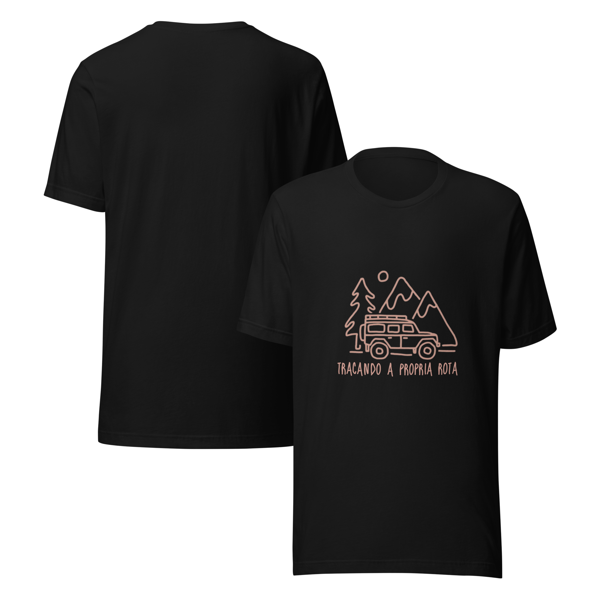 Camiseta "Traçando a própria rota"