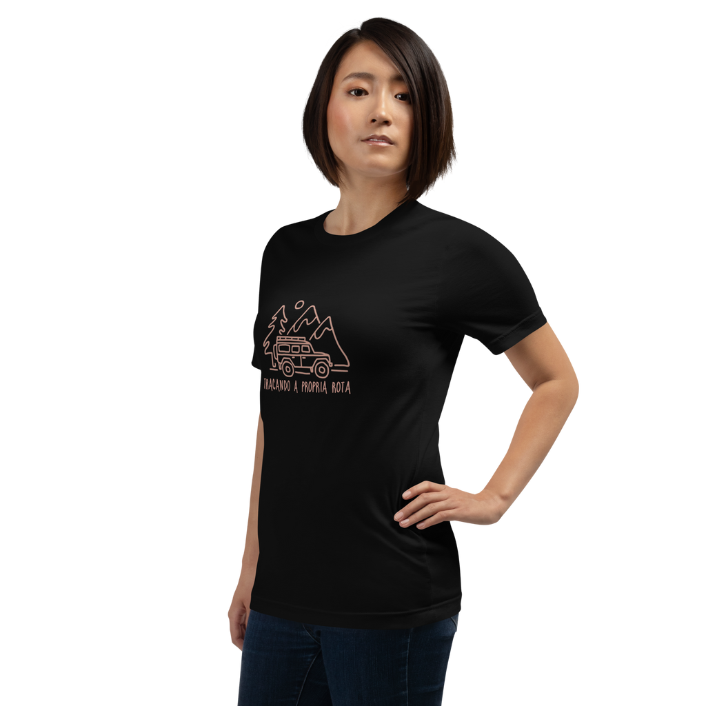 Camiseta "Traçando a própria rota"