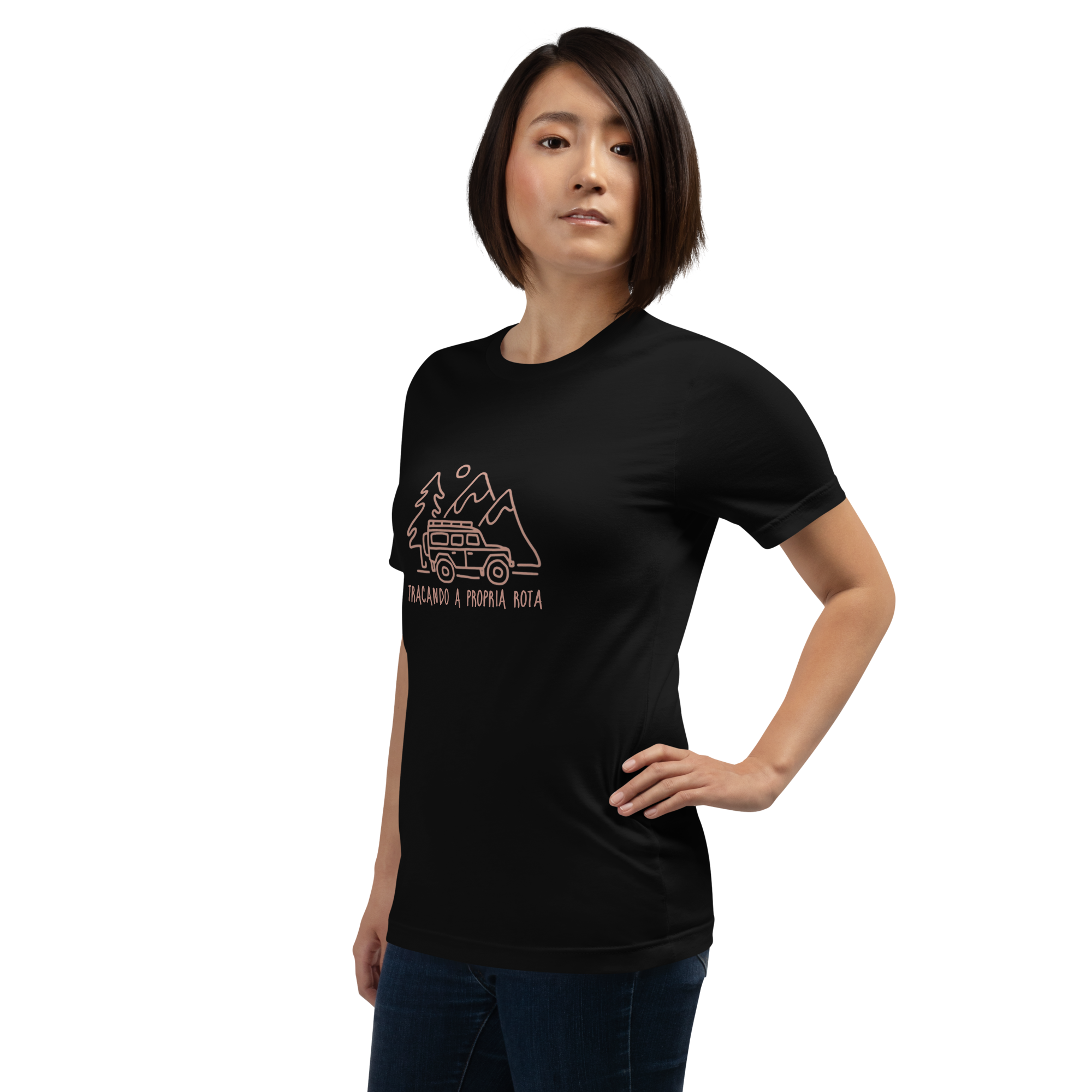Camiseta "Traçando a própria rota"