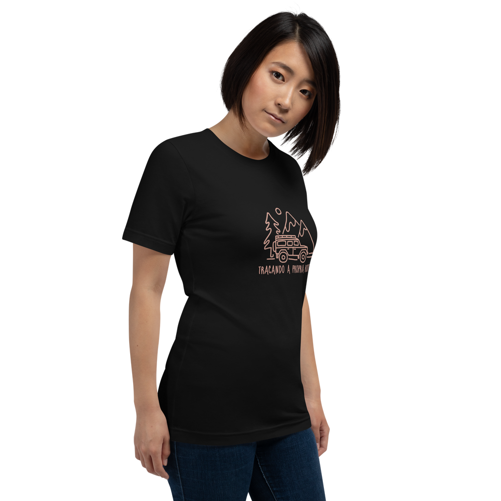 Camiseta "Traçando a própria rota"