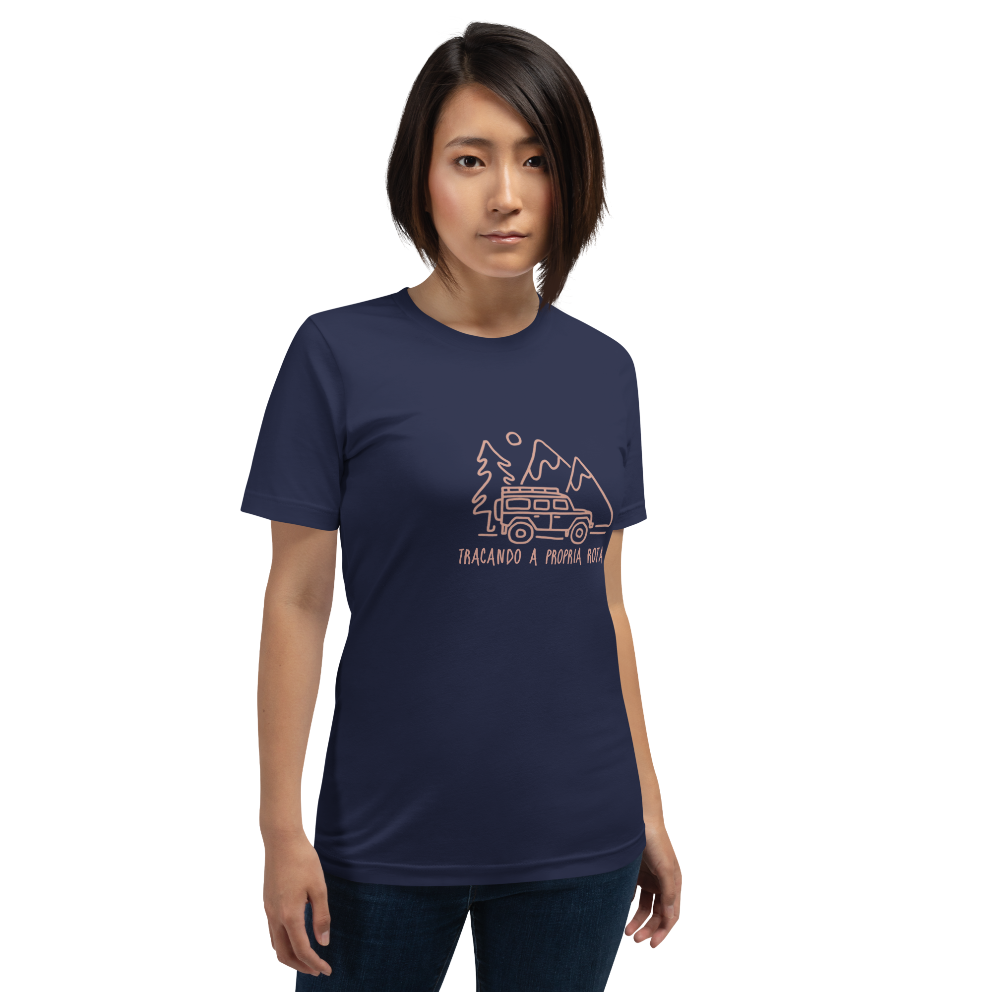 Camiseta "Traçando a própria rota"
