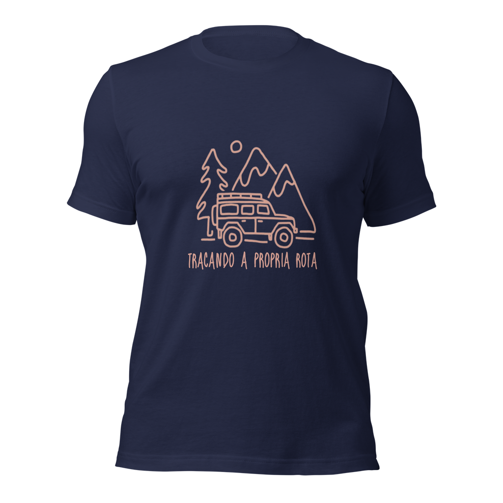 Camiseta "Traçando a própria rota"
