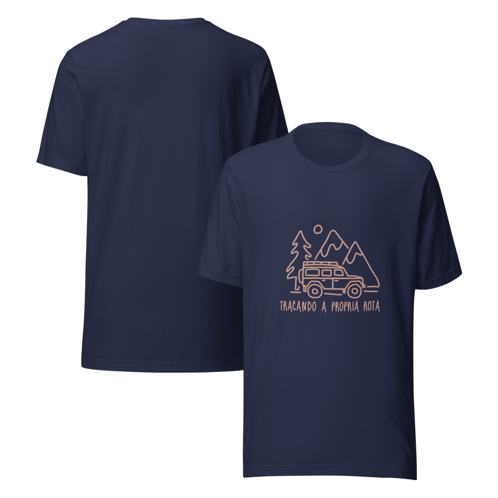 Camiseta "Traçando a própria rota"
