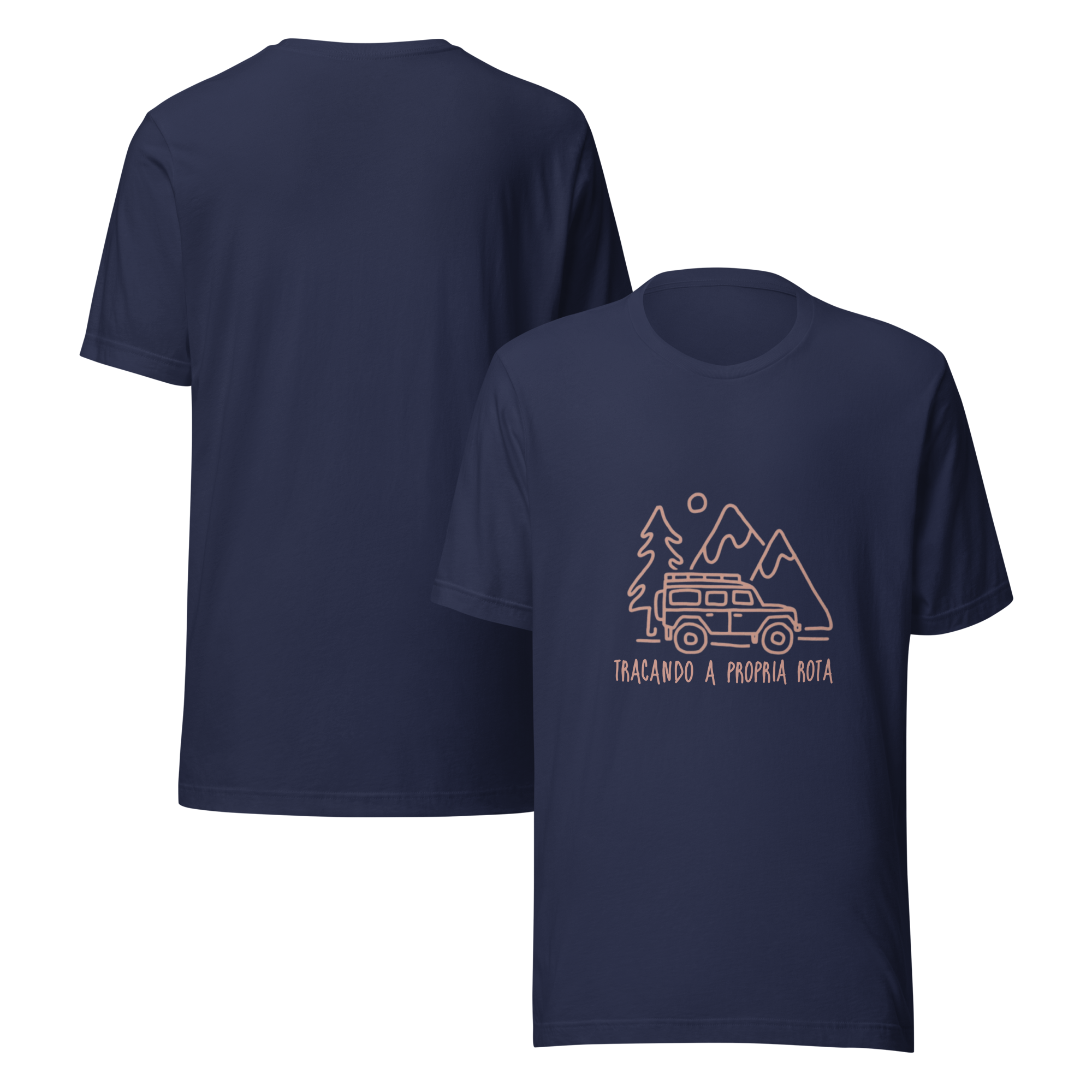 Camiseta "Traçando a própria rota"