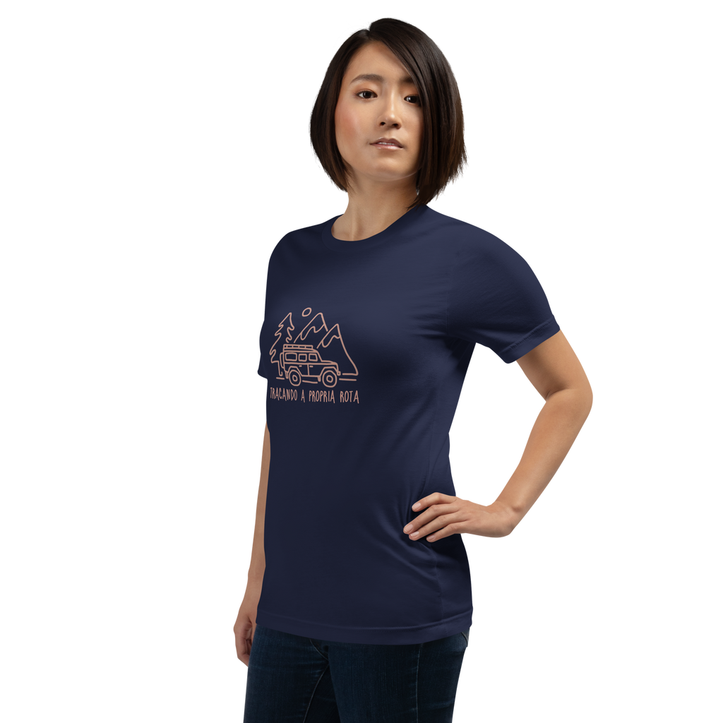 Camiseta "Traçando a própria rota"
