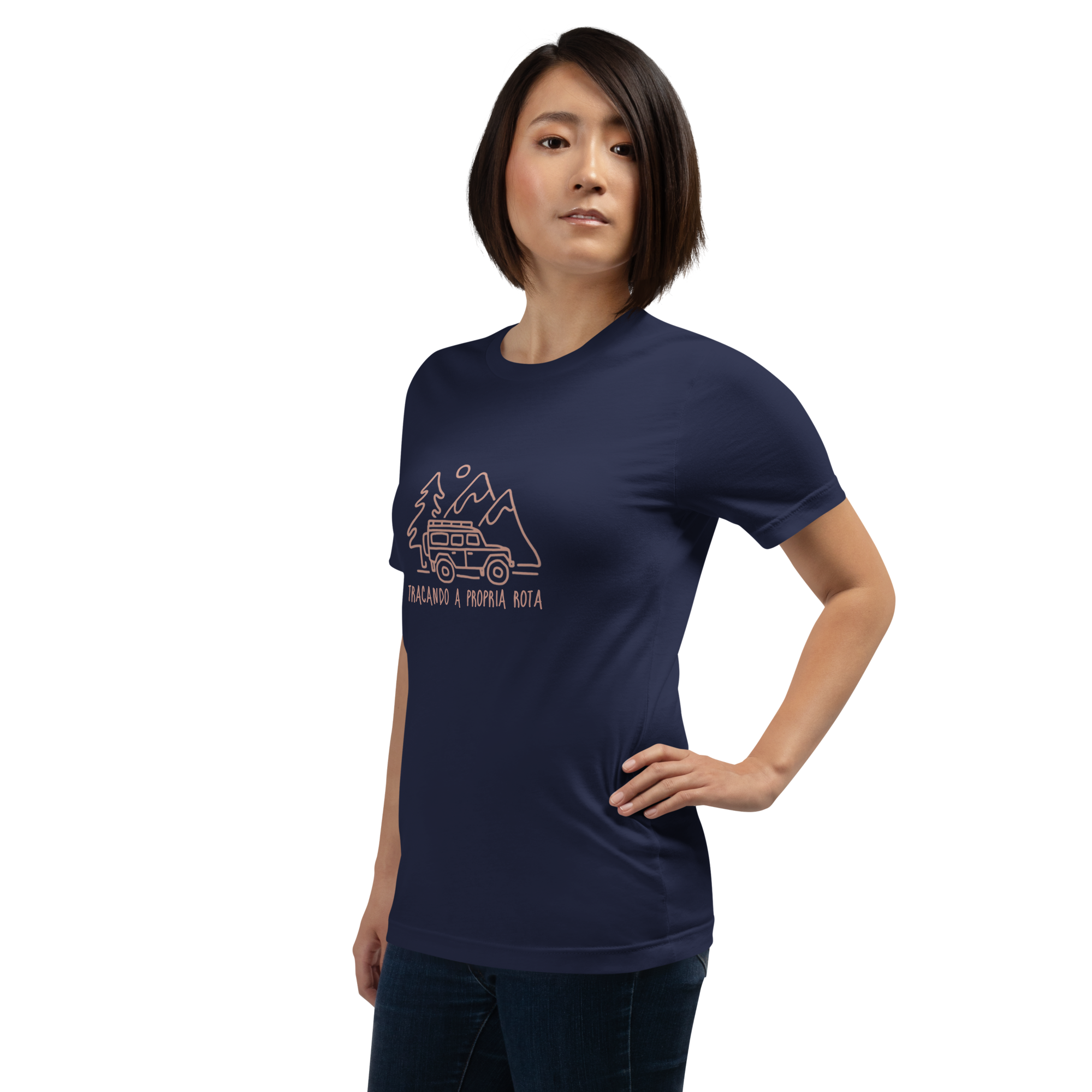 Camiseta "Traçando a própria rota"