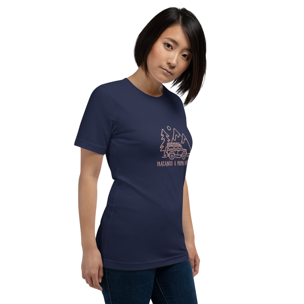 Camiseta "Traçando a própria rota"