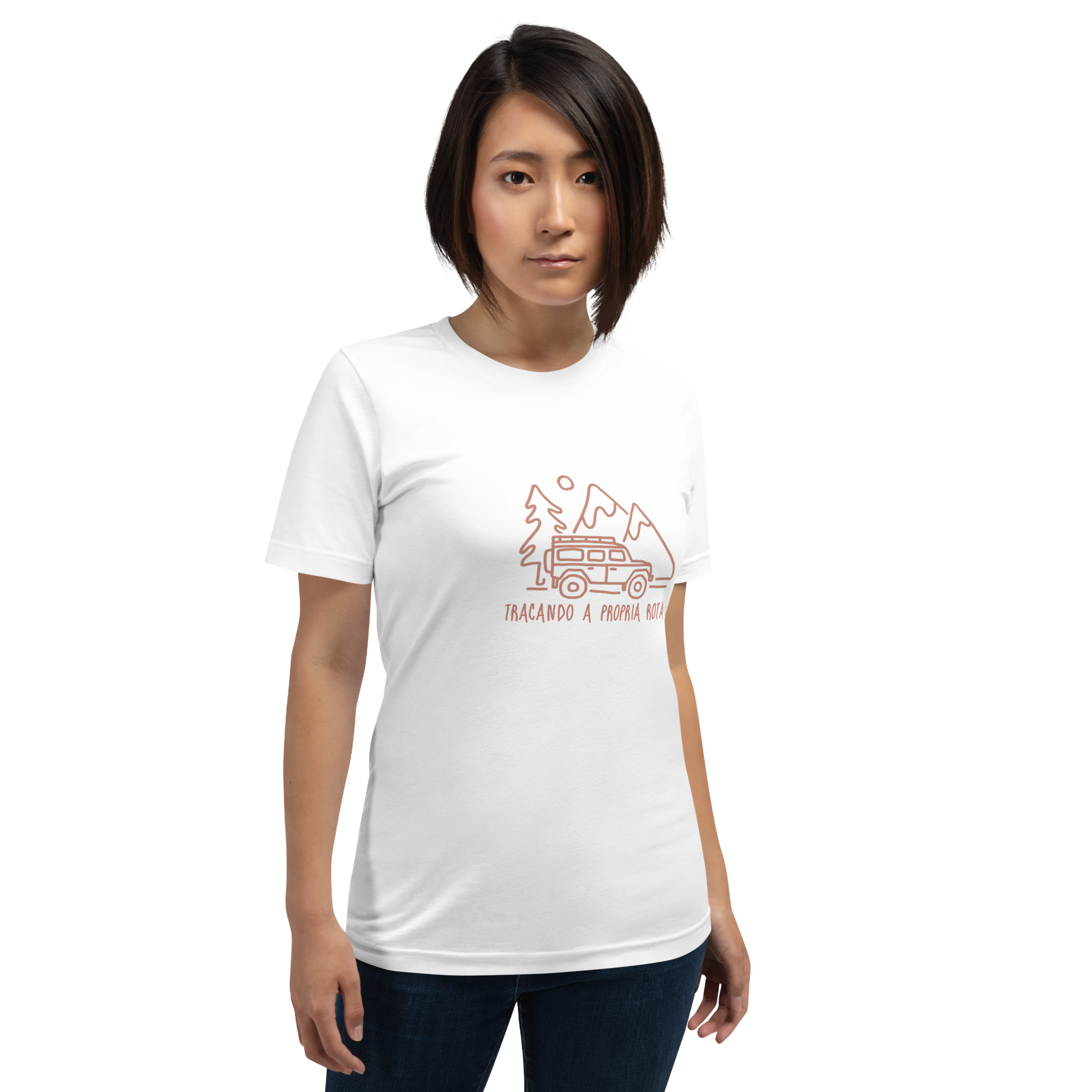 Camiseta "Traçando a própria rota"