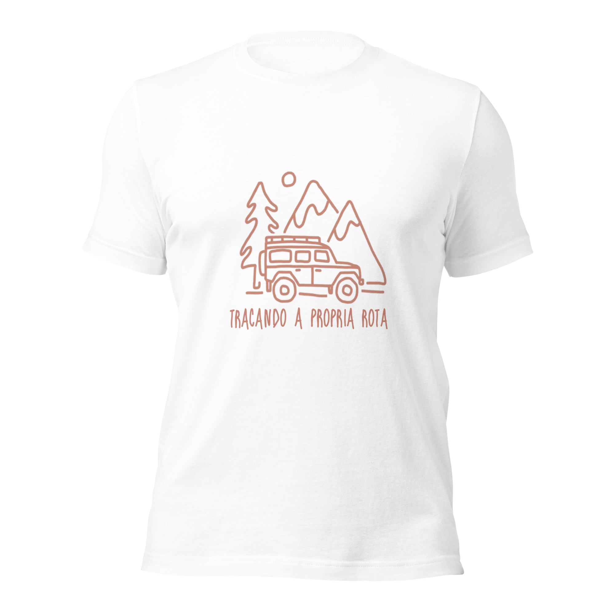 Camiseta "Traçando a própria rota"