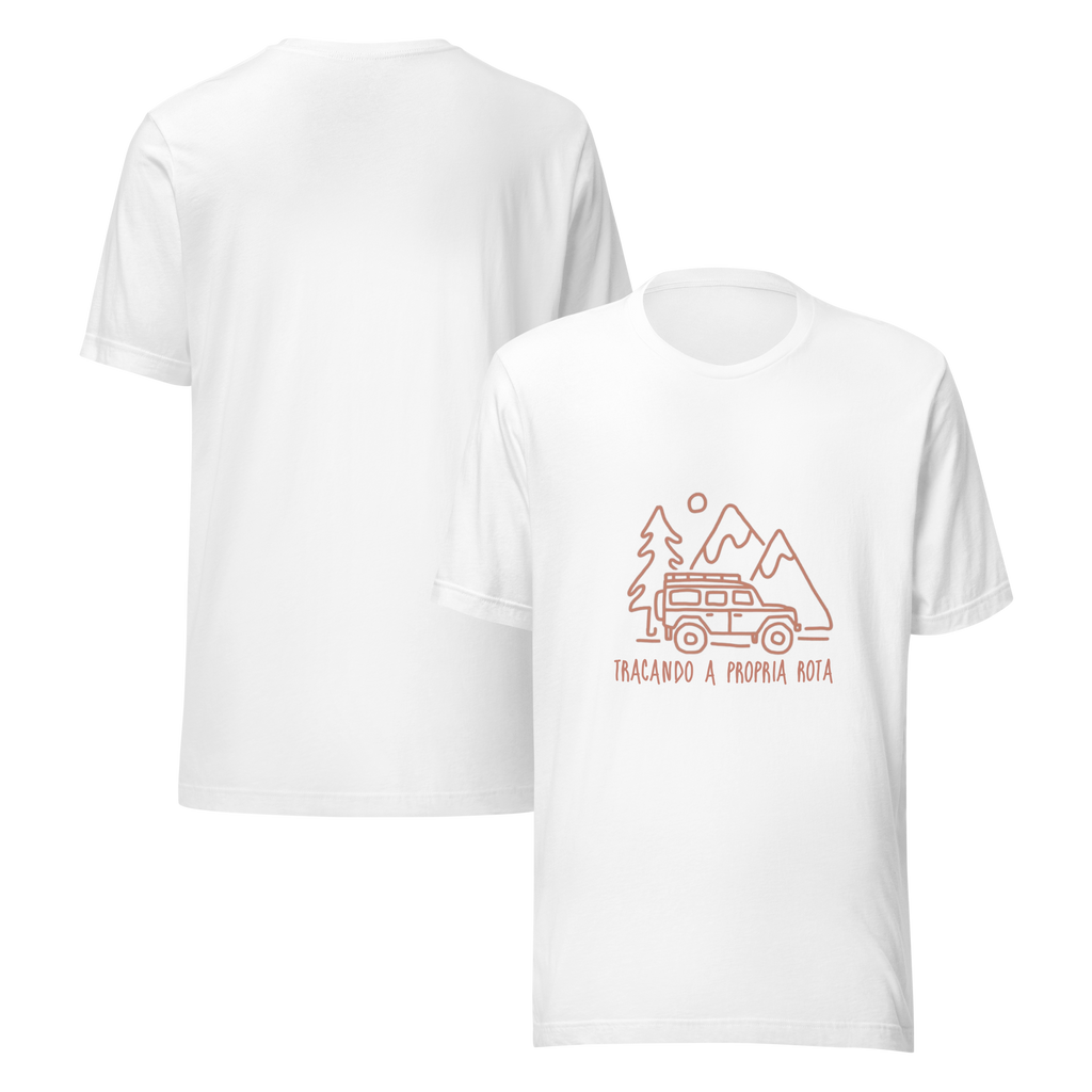 Camiseta "Traçando a própria rota"