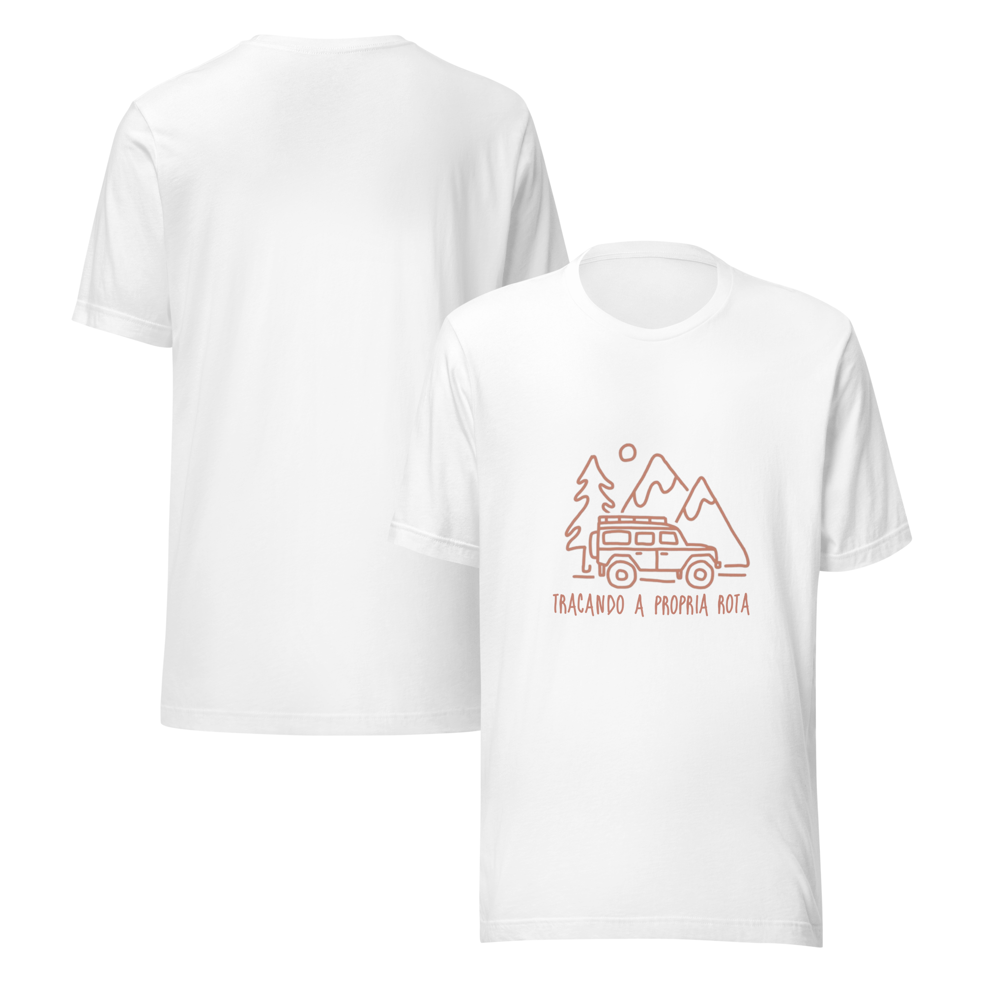 Camiseta "Traçando a própria rota"