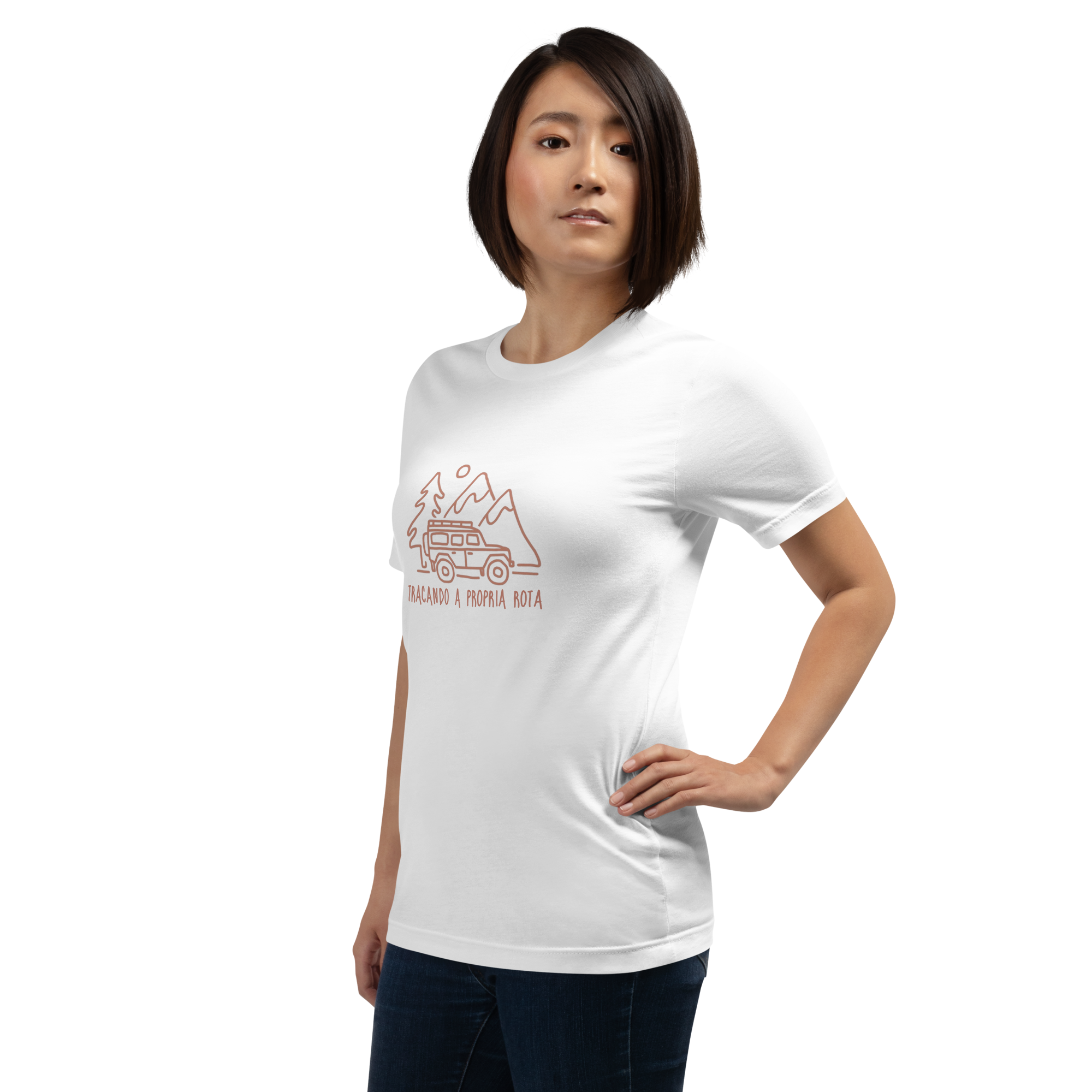 Camiseta "Traçando a própria rota"
