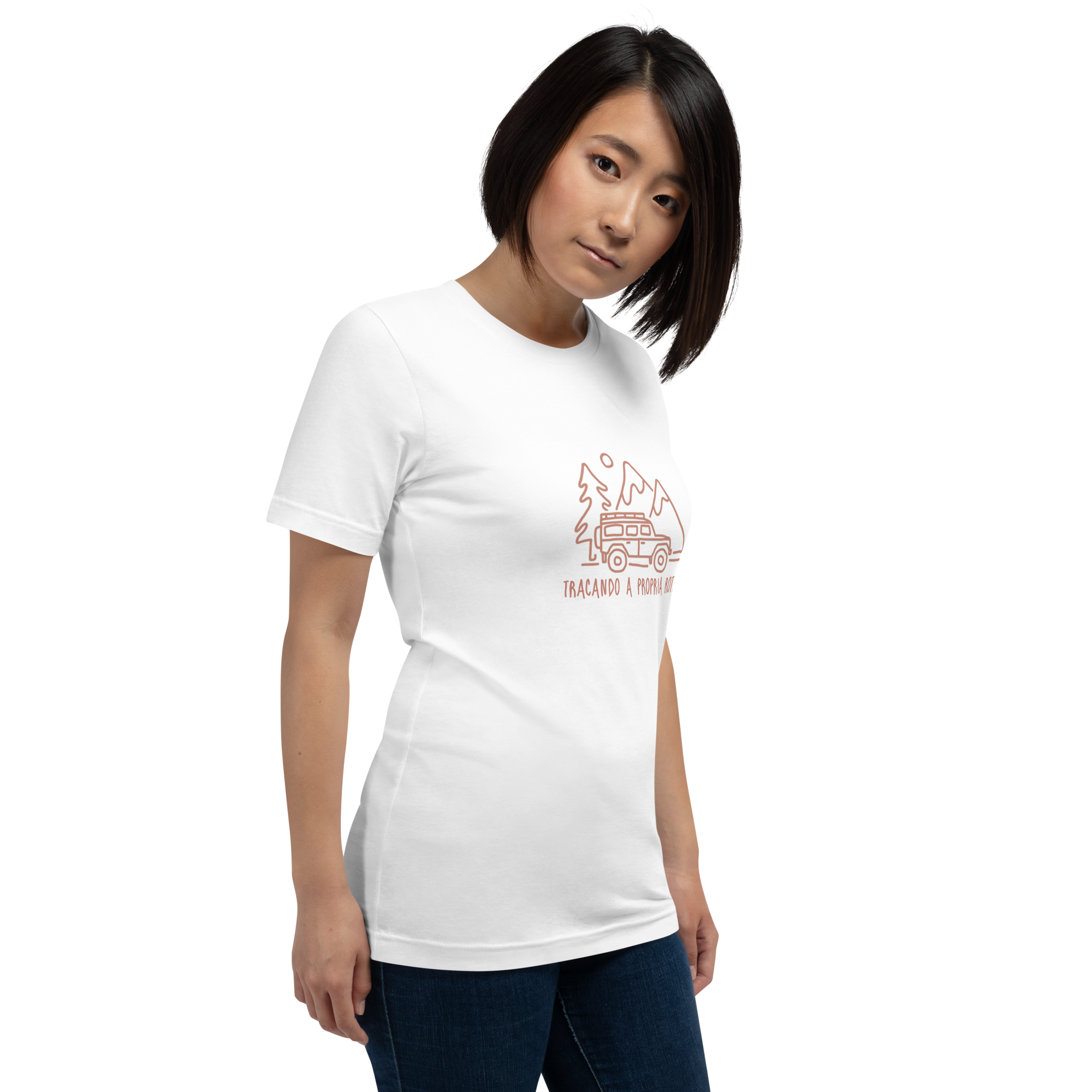 Camiseta "Traçando a própria rota"